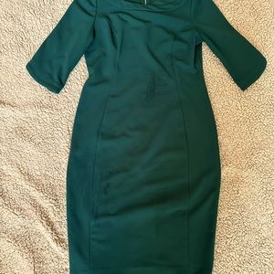 Dark green dress